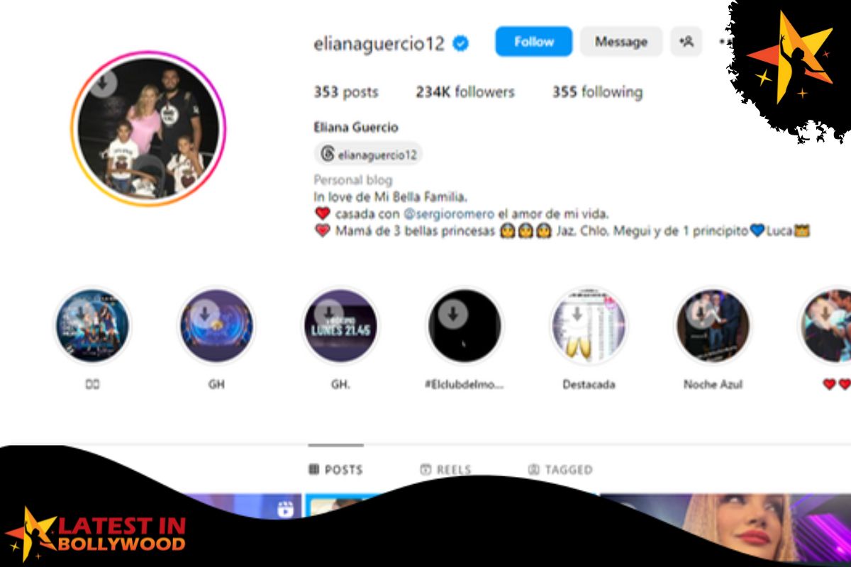 Eliana Guercio Wiki, Age, Children, Husband, Parents, Ethnicity, Net Worth, Nationality, and more 3 Eliana Guercio Instagram